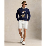 RLX Ralph Lauren Polo Bear Merino Coolmax Golf Pullover - Tentera Laut halus