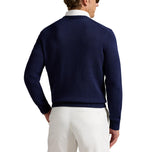RLX Ralph Lauren Polo Bear Merino Coolmax Golf Pullover - Tentera Laut halus