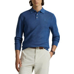Rlx Ralph Lauren Performance Polo-Collar Golf Pull - marée piscine Blue Heather