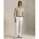 RLX Ralph Lauren Performance Polo -Collar Golf Sweater - Ecru Tan Heather