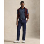 RLX Ralph Lauren Polo de golf de golf de flux d'air léger imprimé - Jeu de dés de marine raffinée