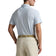 Rlx ralph lauren naka -print lightweight airflow golf polo shirt - opisina asul na boogey texture