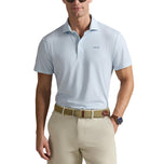 Rlx ralph lauren naka -print lightweight airflow golf polo shirt - opisina asul na boogey texture