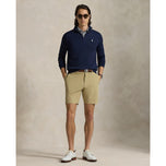 RLX Ralph Lauren Cotton Blend 1/4 Zip Golf Pullover - Tentera Laut halus