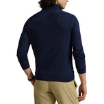 RLX Ralph Lauren Cotton Blend 1/4 Zip Golf Pullover - Tentera Laut halus
