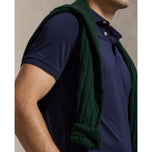 Polo de golf en maille extensible RLX Ralph Lauren Performance - Marine raffinée