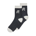 Chaussettes de golf Arabella Mesh Malbon pour femmes - Noir