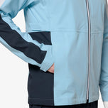 Galvin Green Arlo Waterproof Golf Jacket - Crystal Blue/Navy