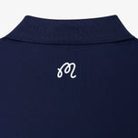 Kaos Polo Golf Malbon Block Placket - Navy