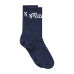 Chaussettes de golf Malbon Bon Script - Marine