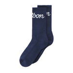 Chaussettes de golf Malbon Bon Script - Marine