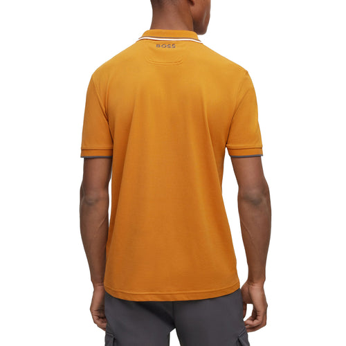 BOSS Paddy Pro Golf Polo Shirt - Dark Yellow