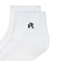 Malbon Women's Capri Ankle Golf Socks - White