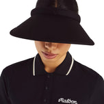 Malbon 女士 Claire 高爾夫遮陽板 - 黑色