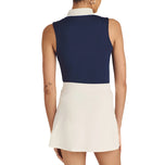 Baju Polo Golf Claudia Tanpa Lengan Wanita Malbon - Tentera Laut