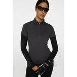 J.Lindeberg Dames Cassie Golf Polo Shirt - Asfalt