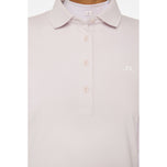 J.Lindeberg Dames Cassie Golf Polo Shirt - Gray Lilac