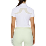 J.Lindeberg Dames Cassie Golf Polo Shirt - White