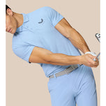 Castore Club Classic Polo Golf Shirt - Sky Blue