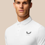 Castore Club Classic Polo Golf Shirt - Puti