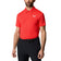 Castore Club Golf Ball Polo Golf Shirt - Poppy Red / White