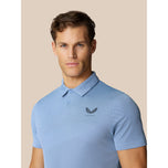 Kaos Golf Knit Pinnacle Pinnacle Knit Polo - Langit Biru/Angkatan Laut Midnight