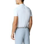 Castore Pinnacle 엔지니어링 니트 폴로 골프 셔츠 - 흰색/자정 해군