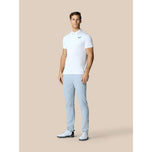 Castore Pinnacle 엔지니어링 니트 폴로 골프 셔츠 - 흰색/자정 해군