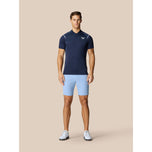 Castore pinnacle lvs engineered knit polo golf shirt - hatinggabi navy/puti