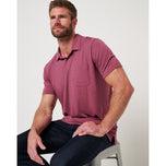 Travis Mathew Cloud golfshirt - Damson
