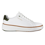 Cole Haan Women's GrandPrø Topspin Golf Shoes - White/Chive Snake Print