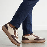 Kasut Golf Lebar Kalis Air Cole Haan GrandPrø Crossover - Ivory/Madeira