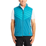 Gilet de golf croisé - céleste
