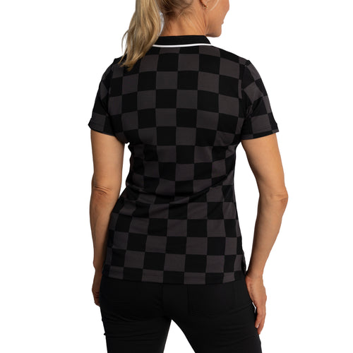 Cross Women's Grip Golf Polo Shirt - Black
