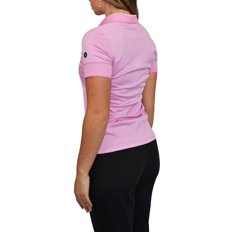 Cross Women's Heart Golf Polo Shirt - Lilac Sachet
