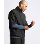 Cross Pine Windbreaker Golf Shirt - Black
