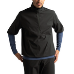 Cross Pine Windbreaker Golf Shirt - Black