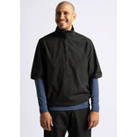 Cross Pine Windbreaker Golf Shirt - Black
