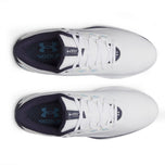 Under Armour Drive Fade 2 Spikeless Golf Shoes - White/Metallic Silver