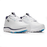 Under Armour Drive Fade 2 Spikeless Golf Shoes - White/Metallic Silver