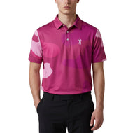 Kaos Polo Camo Khas Golf Eastside - Fuschia