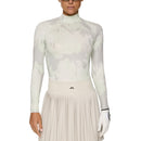 J.Lindeberg Women&#39;s Ella Print Compression Golf Shirt - Warp Ambrosia