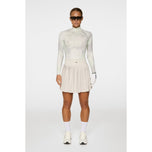 J.Lindeberg 여자 엘라 프린트 압축 골프 셔츠 -Arp Ambrosia