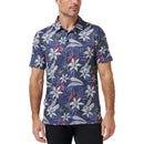 Travis Mathew Featherweight Open Bay Golf Polo Shirt - Black