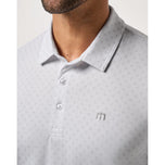 Travis Mathew Featherweight Salt Breeze Golf Polo Shirt - Puti