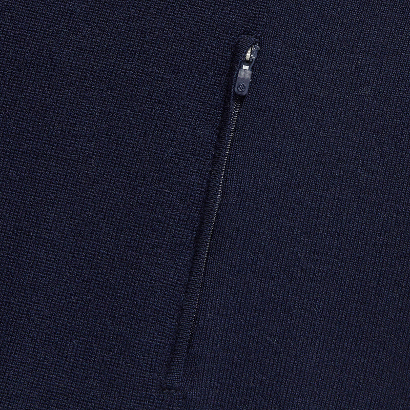 G/Fore Merino Wool Tech Lined Slim Fit Dunes Golf Vest - Twilight