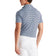 G/voorvoersstreep Pique Golf Polo Shirt - Sky/Twilight