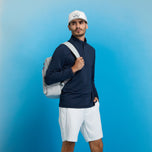 G/Fore Brushed Back Tech Golf Quarter Zip- 황혼