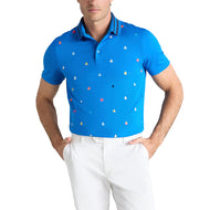G / FREE BROIDED TECH JERSEY Golf Polo - Lisbonne - Lisbonne
