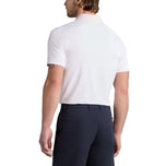 G/FORE FEEDER STRIPE Teknologi halus Golf POLO Shirt - Blush